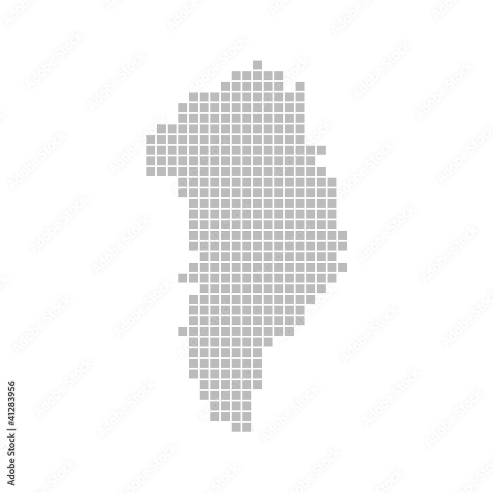 Pixelkarte - Grönland