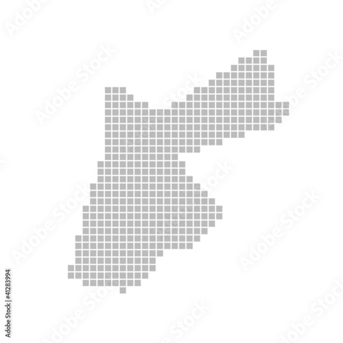 Pixelkarte - Jordanien