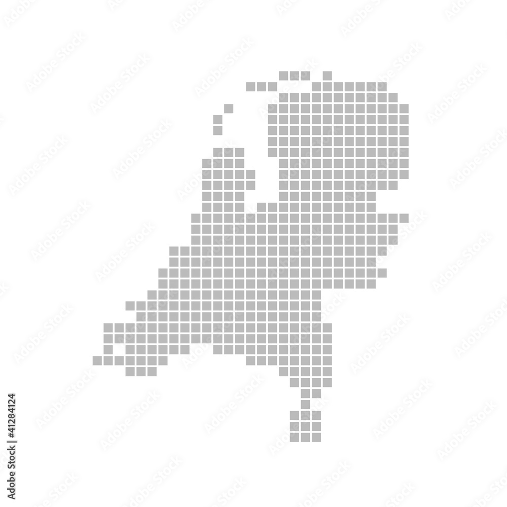 Pixelkarte - Niederlande