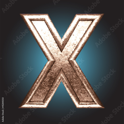 vector Copper figure