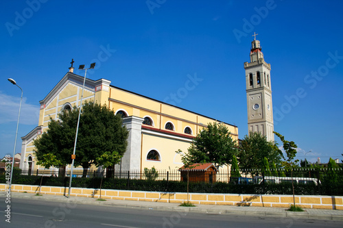 Catholic church in the center of Shkodra, Albania