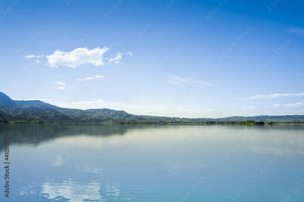 Kochel Lake in Bavaria Germany