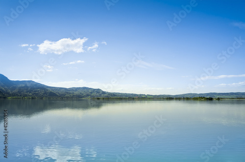 Kochel Lake in Bavaria Germany
