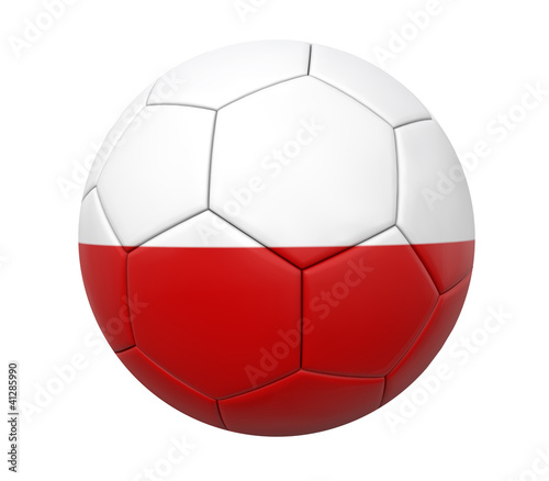 3D soccer ball poland