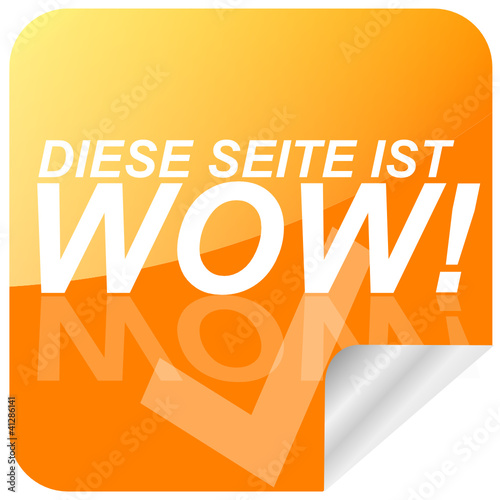 Sticker- Diese Seite ist WOW!