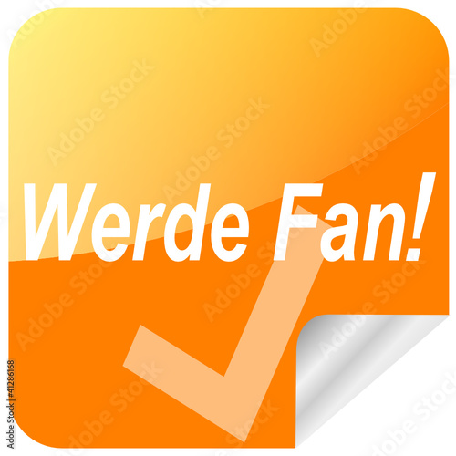 Sticker- Werde Fan!