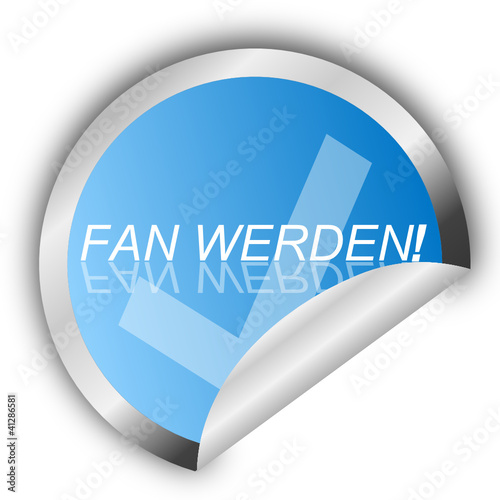 Sticker- Fan werden!