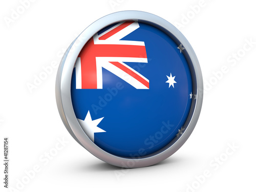 Australia flag icon 3d render Free Download Australia flag icon 3d render - GFXLoad