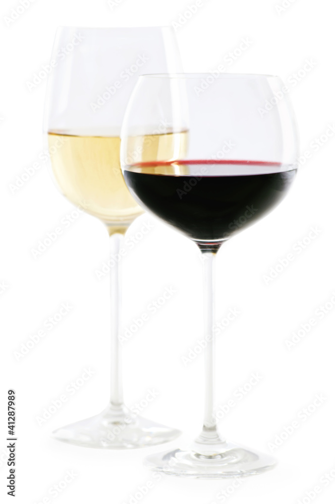 Roter und Weisser Wein