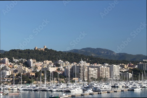 Palma de Mallorca -porto e castello del Belvedere photo