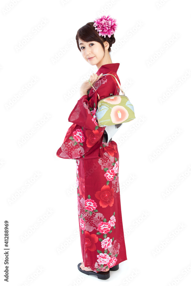 Beautiful kimono woman. Portrait of asian woman. Beautiful kimono woman. Portrait of asian woman.