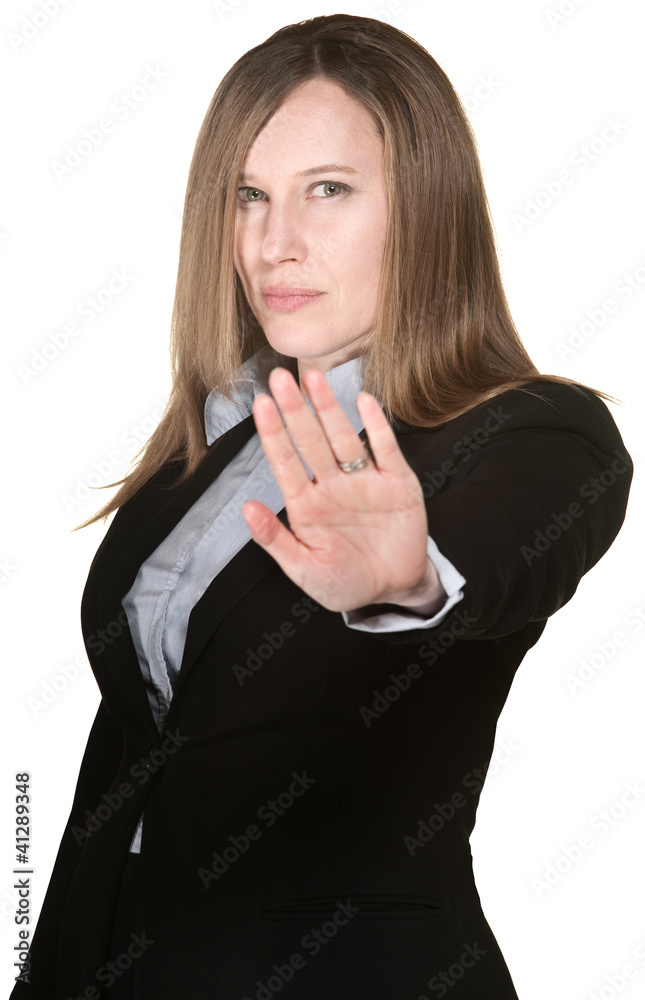 Woman With Hand Out Woman With Hand Out