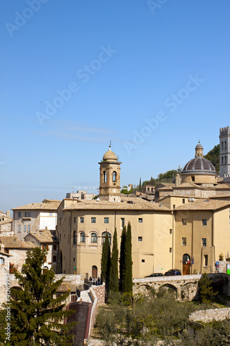 Panoramic view of the old city of Assisi