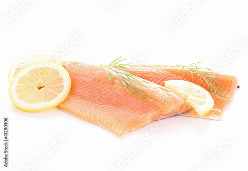 filet trout isolated