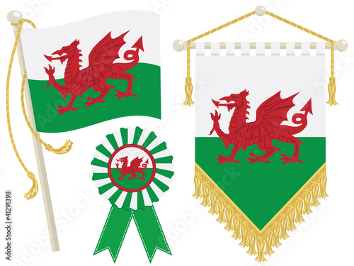 wales flags