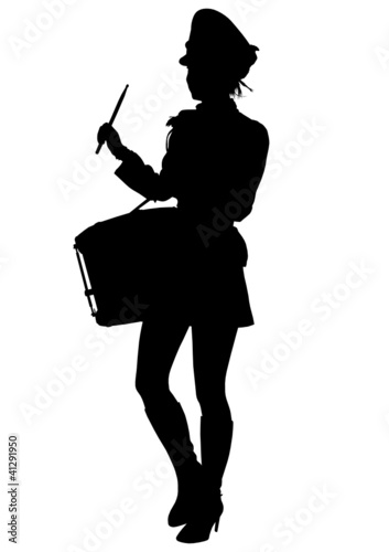 Girl with drum