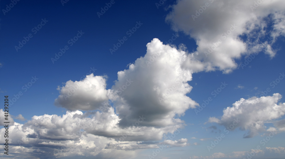 Obraz premium Blue sky and clouds