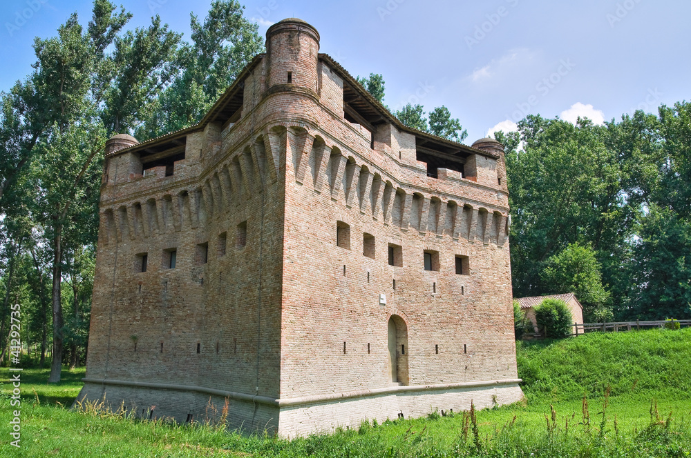 Fortress Rocca Stellata. Bondeno. Emilia-Romagna. Italy.