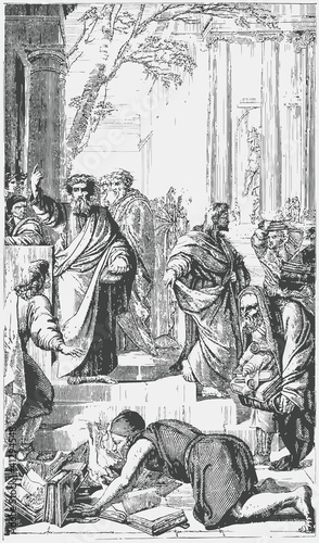 Ephesians burn the book after the preaching of the Apostle Paul