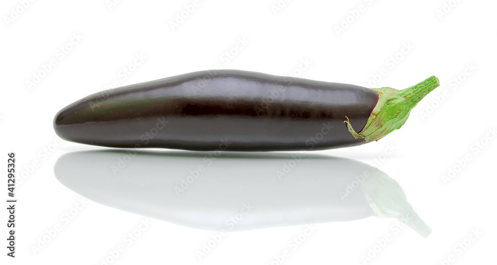 ripe eggplants closeup on white backgroun ripe eggplants closeup on white backgroun