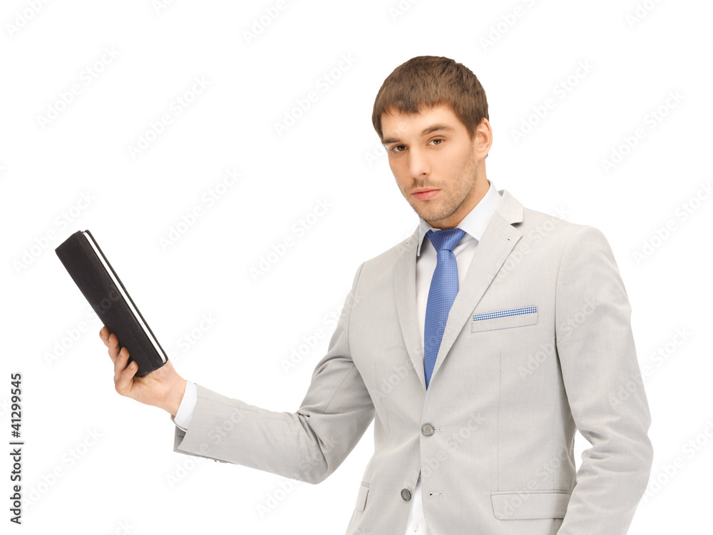 calm man with tablet pc computer calm man with tablet pc computer
