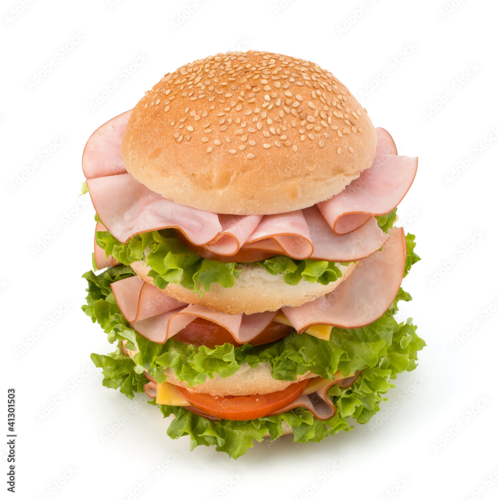 Junk food hamburger Junk food hamburger