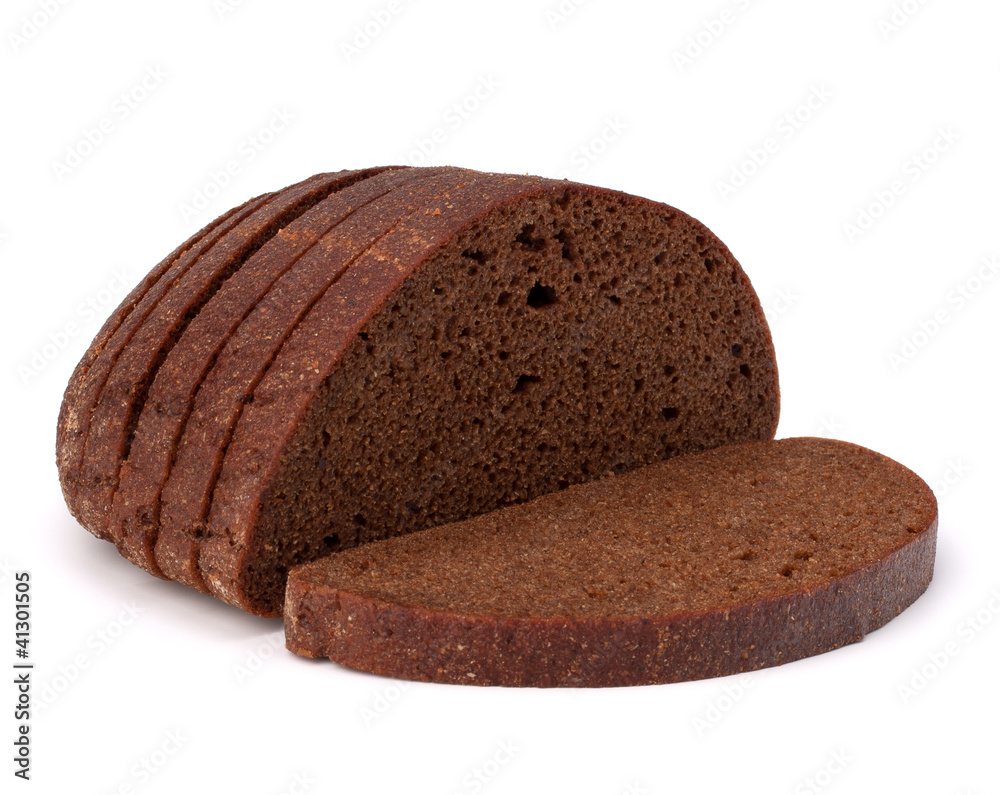 rye bread isolated on white background rye bread isolated on white background