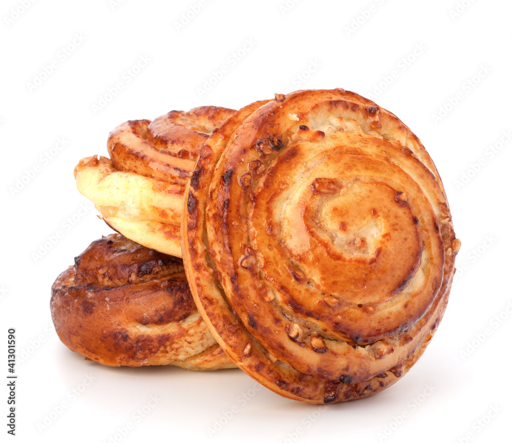Fototapeta premium Homemade cream roll