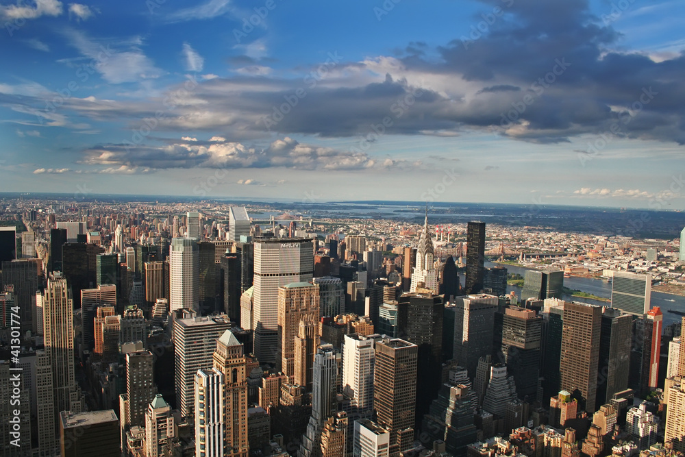 New York City Manhattan aerial