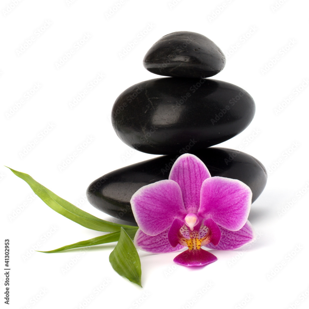 Fototapeta premium Zen pebbles balance. Spa and healthcare concept.