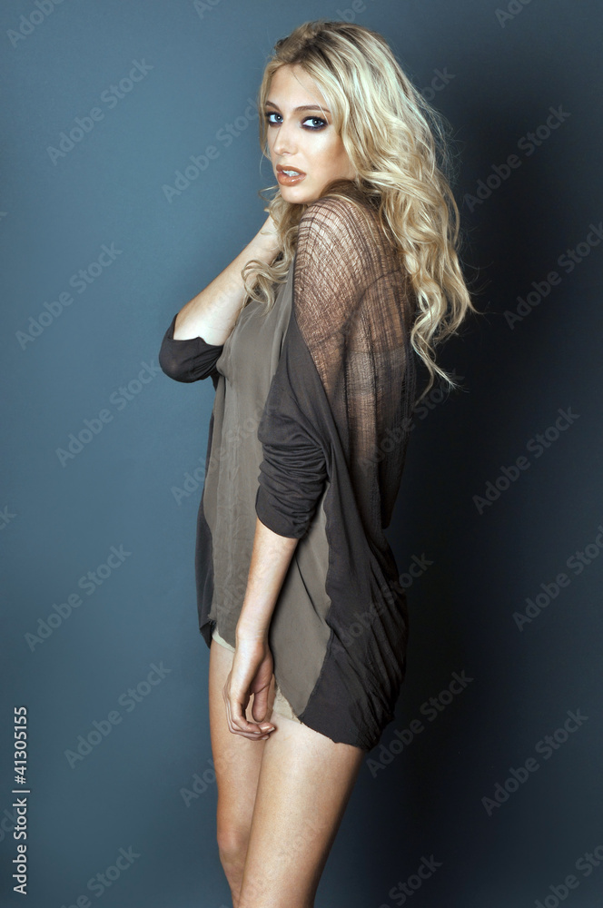 Portrait of exotic beautiful blond equadorian woman Portrait of exotic beautiful blond equadorian woman