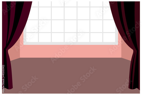 Empty room interior