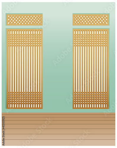 Window on wall