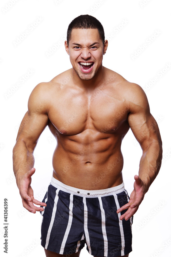 Image of muscle man Image of muscle man