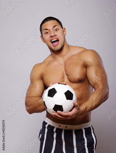 Image of muscle man © Fxquadro
