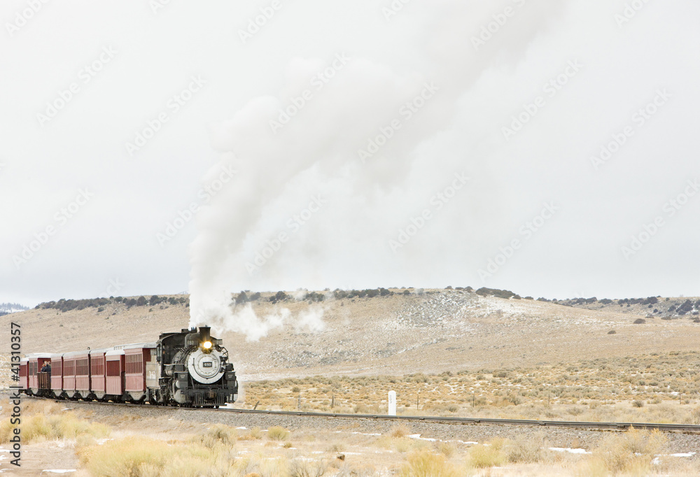 Fototapeta premium Cumbres and Toltec Narrow Gauge Railroad, Colorado, USA