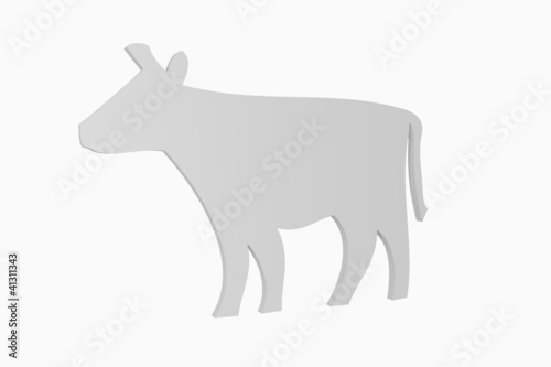 3D-Kuh grau-neutral © JWS