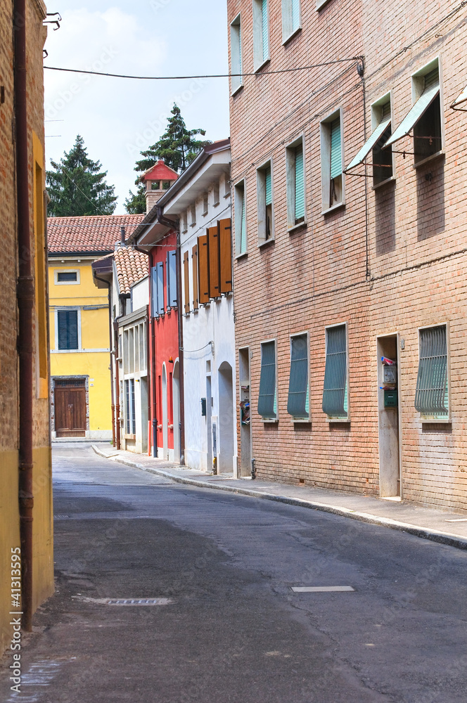 Obraz premium Alleyway. Cento. Emilia-Romagna. Italy.