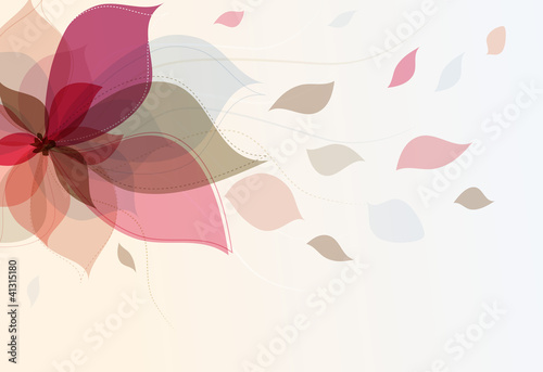 Abstract floral background