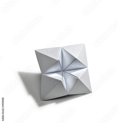 Blank star in origami