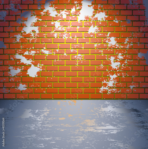 Brick grunge wall