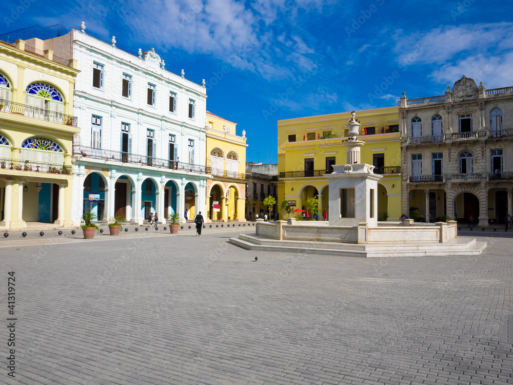 The Old Square in Havana, Cuba