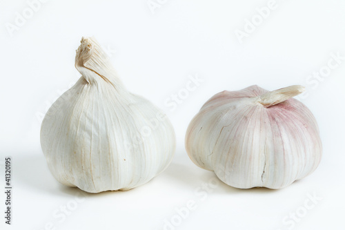 garlic Isolated on white