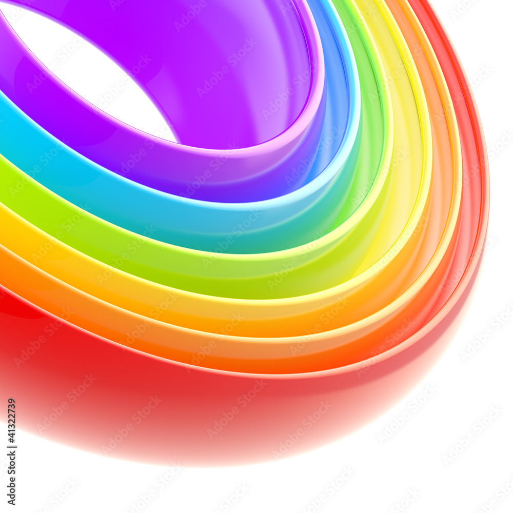 Obraz premium Rainbow stripe abstract background