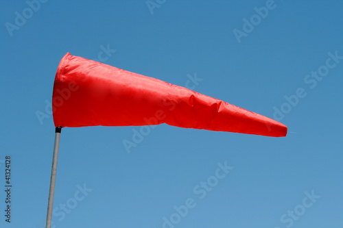 Windsock and clear sky photo