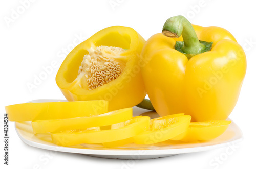 Yellow cute pepper