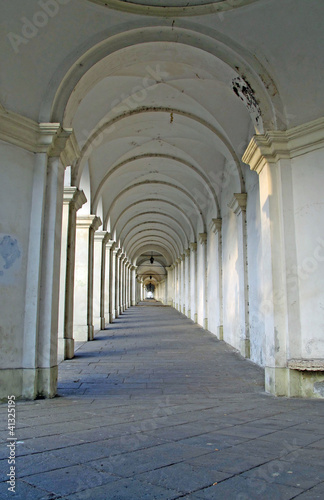 porch of Sanctuary of Mother Mary in Monte Berico in Vicenza
