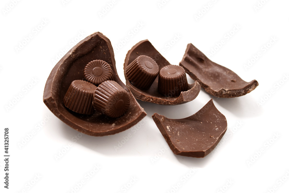 Broken Easter egg Broken Easter egg
