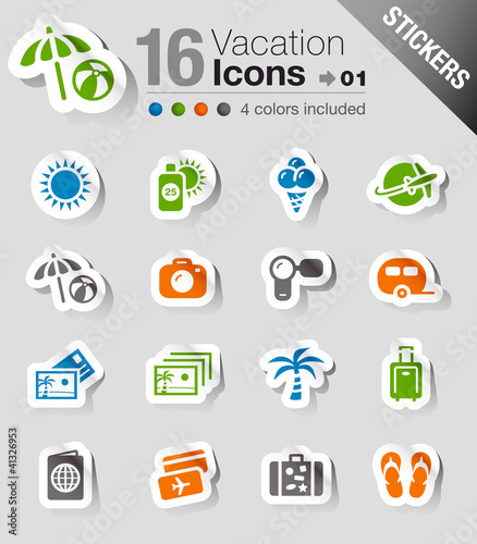 Stickers - Vacation icons