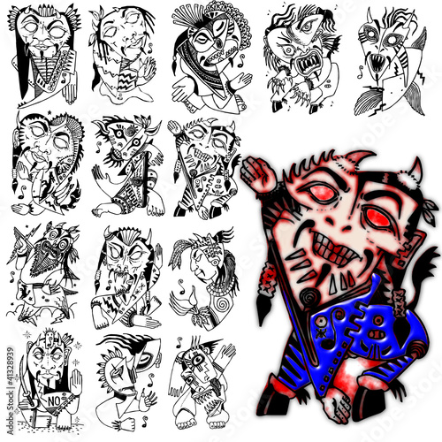 character action diva style design costume